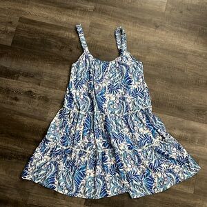 Lilly Pulitzer Loro Swing Dress. Bird is the word print. Size medium.